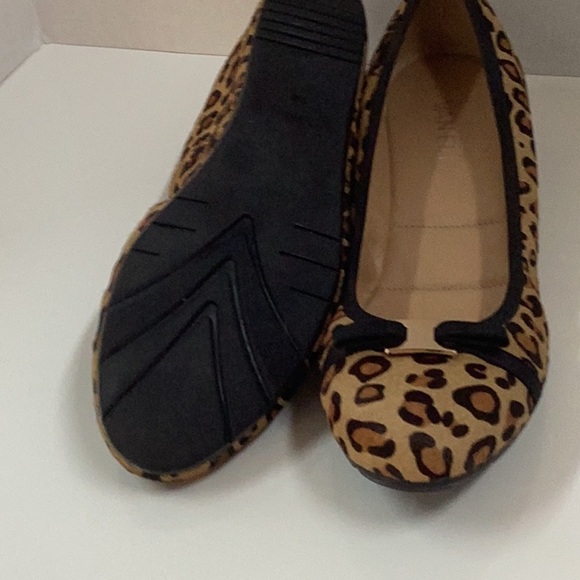 Vaneli Leopard Print Flats Brown and Black - Picture 3 of 6
